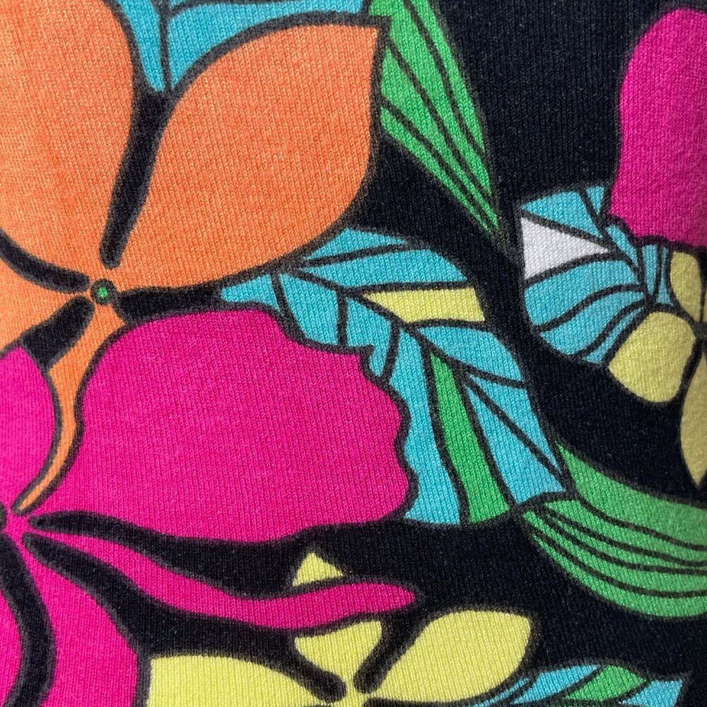 Cache | Beaded Multicolor Top Flower Print | Rare Find | Size Small - Picture 7 of 12